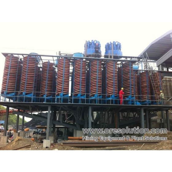 Linea di lavorazione della sabbia di cromite e flusso di processo