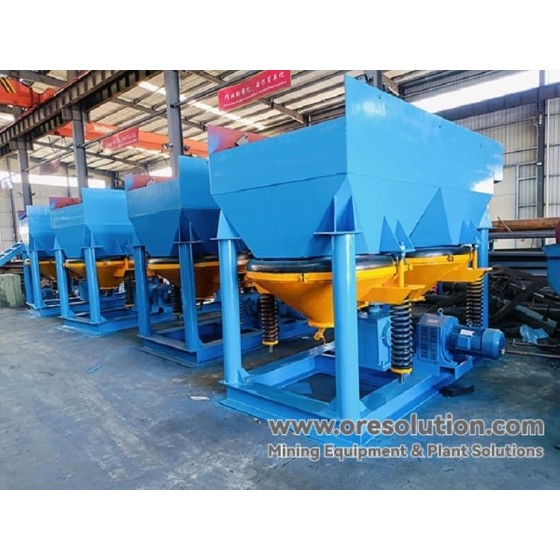 Linea di produzione e processo di arricchimento del minerale di mercurio